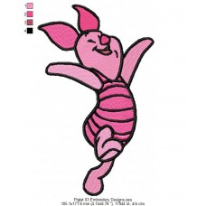 Piglet 03 Embroidery Designs